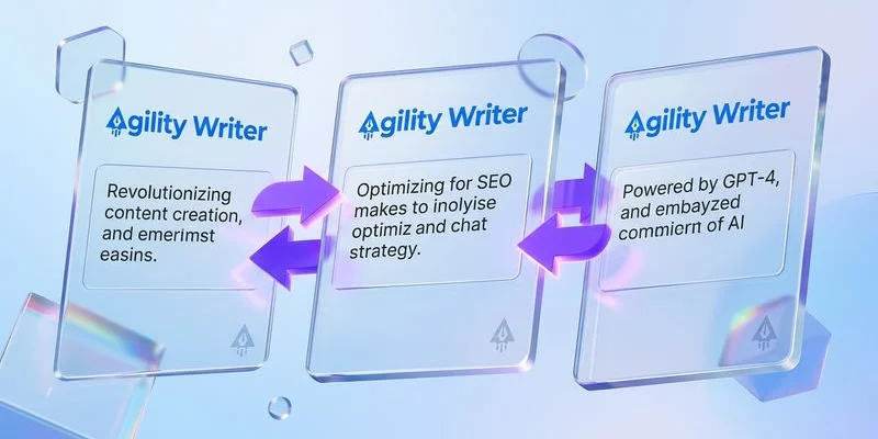 Comparison of brand descriptions generated by different AI search engines highlighting consistency gaps