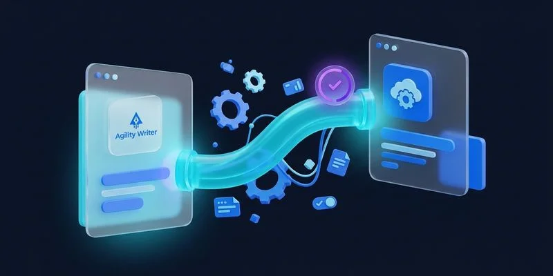 NeuronWriter API integration setup showing connection between Agility Writer and NeuronWriter platforms