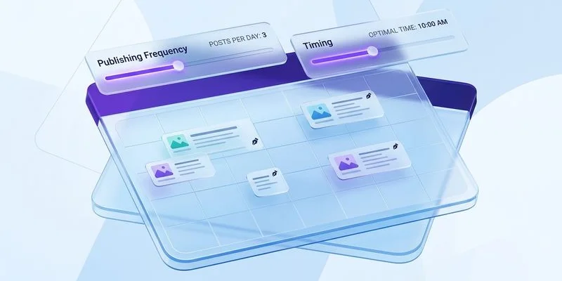 WordPress publishing schedule configuration interface showing daily automated content delivery settings