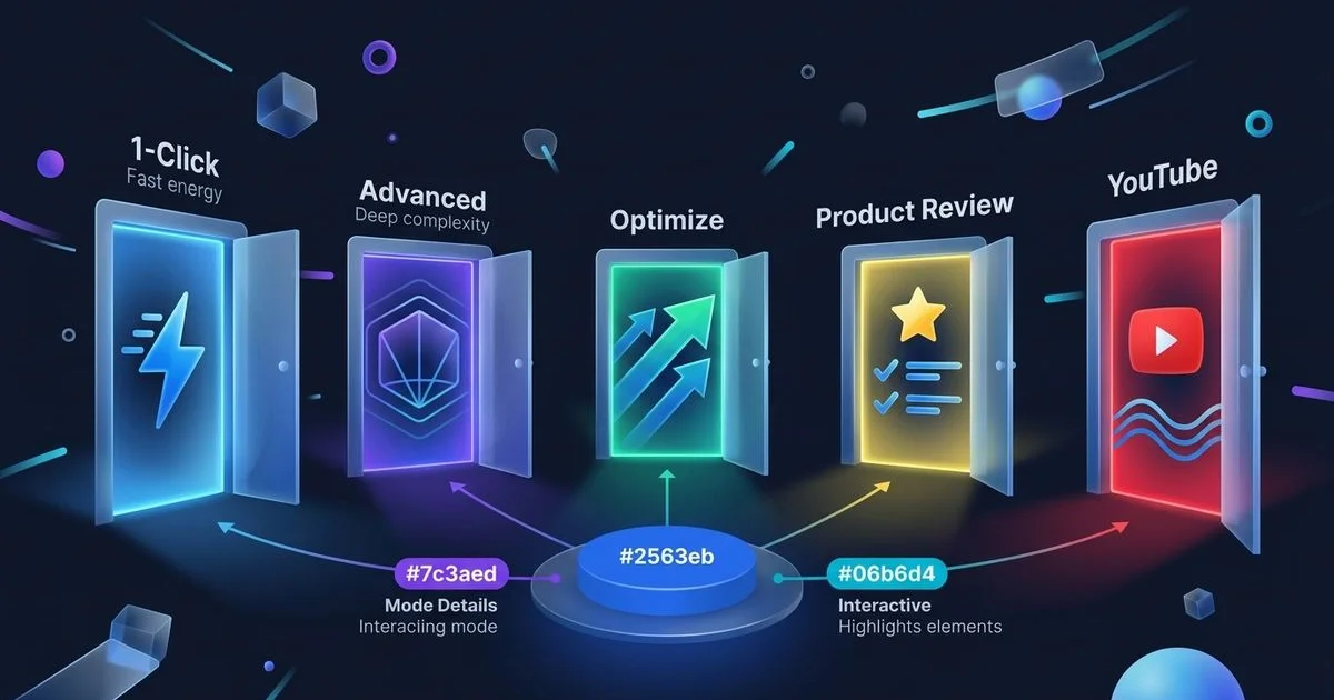 5 AI Writing Modes — Agility Writer dashboard screenshot