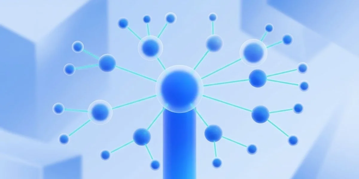 Topical map visualization showing pillar content clusters for SEO authority