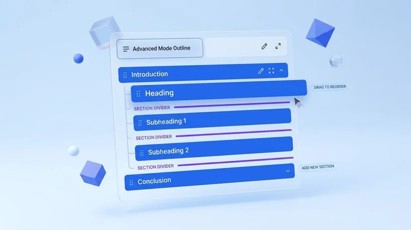 Agility Writer Advanced Mode