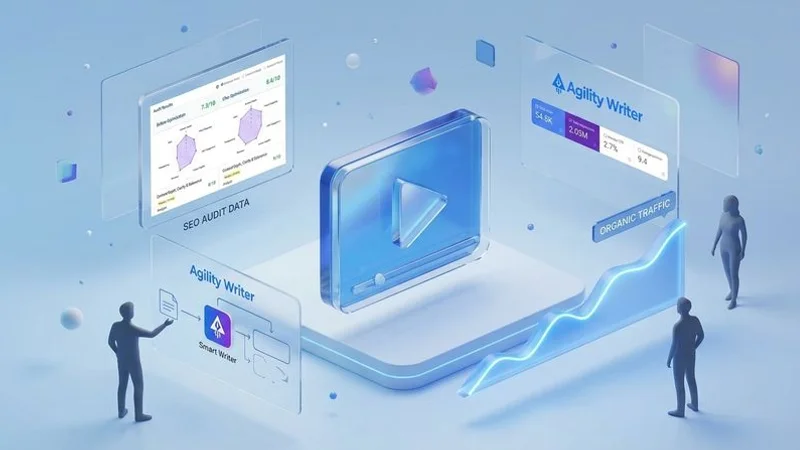 Adam Yong explaining the Agility Writer workflow